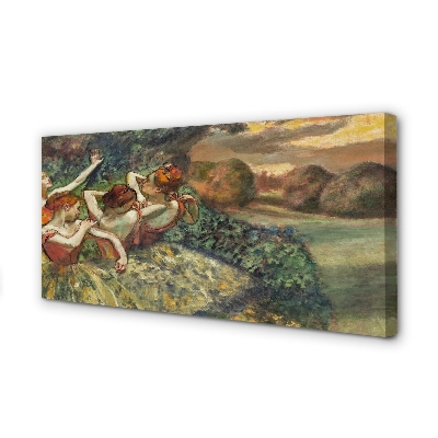 Canvas képek Balerinák tánc az erdőben