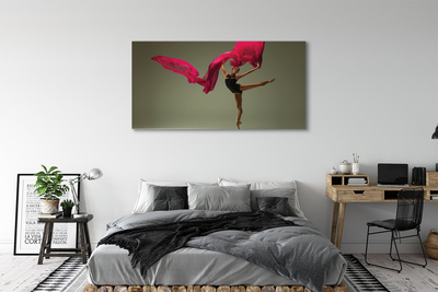 Canvas képek Balerina rózsaszín anyag