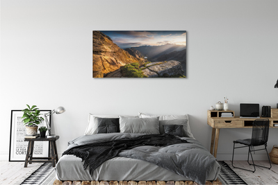 Canvas képek Mountain Sunrise