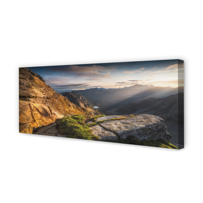 Canvas képek Mountain Sunrise