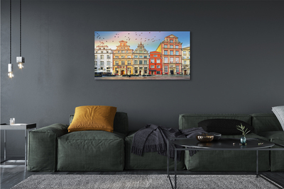 Canvas képek Gdańsk óvárosának épületek