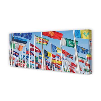 Canvas képek Rengeteg zászlók
