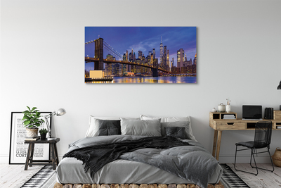Canvas képek Bridge naplemente panoráma