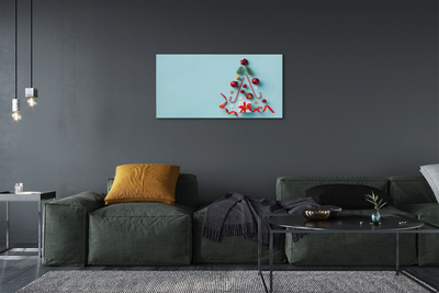 Canvas képek Ajándék baubles édességet díszek