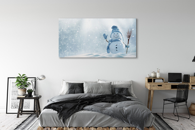 Canvas képek hóember hó