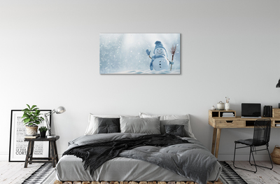 Canvas képek hóember hó