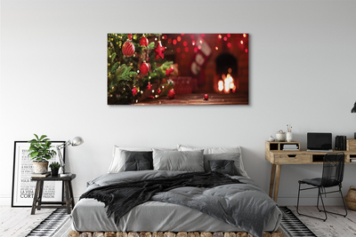 Canvas képek Dísz karácsonyfa ajándékok