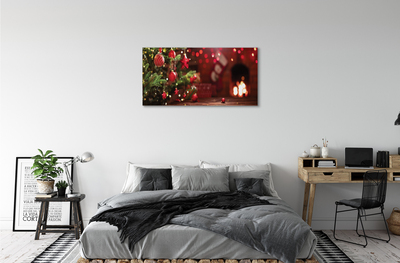 Canvas képek Dísz karácsonyfa ajándékok
