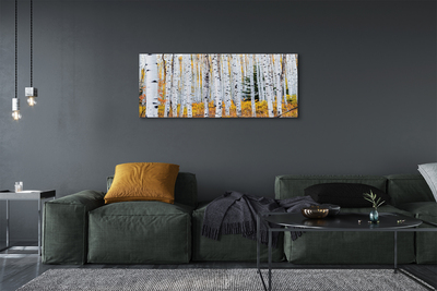 Canvas képek őszi nyírfa