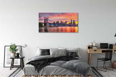 Canvas képek Bridge sunrise