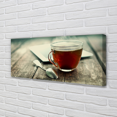 Canvas képek Hő egy teáskanál tea