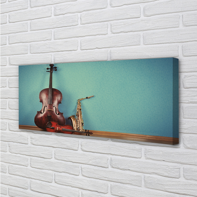 Canvas képek hegedű trombita