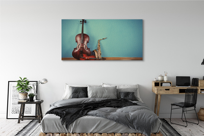 Canvas képek hegedű trombita