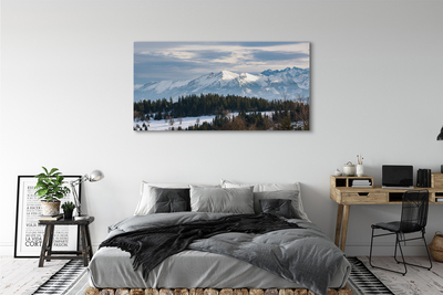 Canvas képek hegyi tél