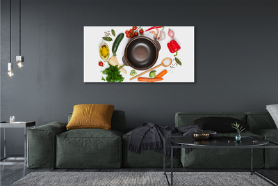 Canvas képek Spoon paradicsom petrezselyem