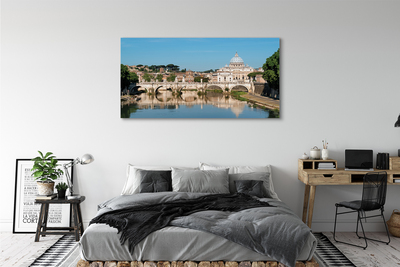 Canvas képek Róma River hidak
