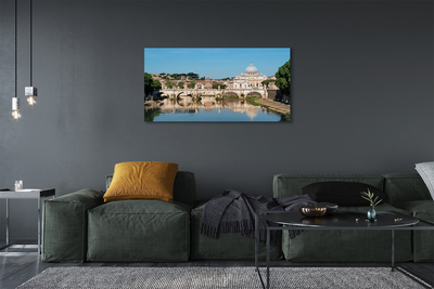 Canvas képek Róma River hidak