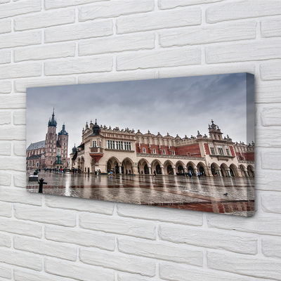 Canvas képek Krakow templom Szövet eső