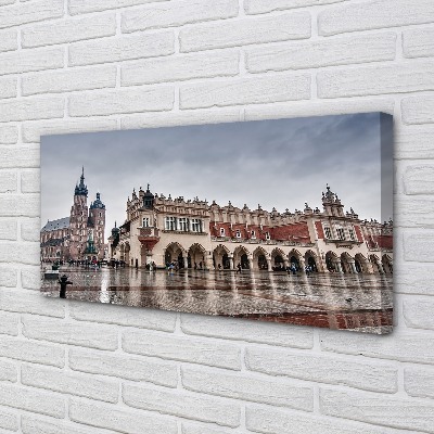 Canvas képek Krakow templom Szövet eső