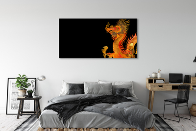 Canvas képek Japán arany sárkány