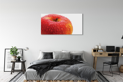 Canvas képek Vízcseppek alma