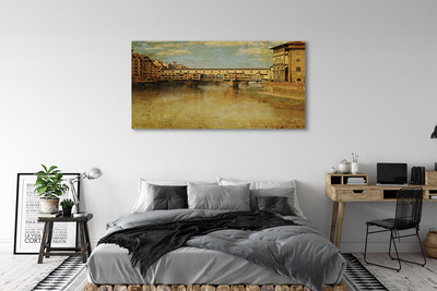 Canvas képek Olaszország River Bridges épületek