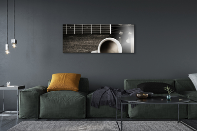 Canvas képek kávé gitár
