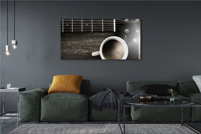 Canvas képek kávé gitár