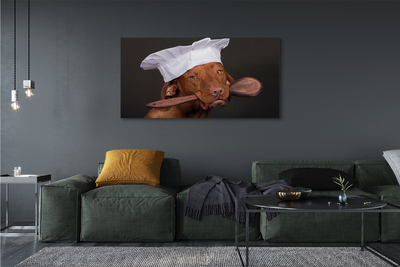 Canvas képek kutya szakács