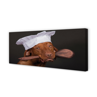 Canvas képek kutya szakács