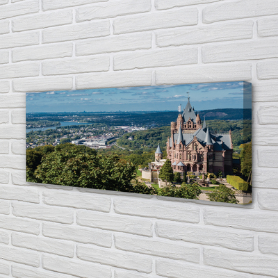 Canvas képek Németország Panoráma a város vár