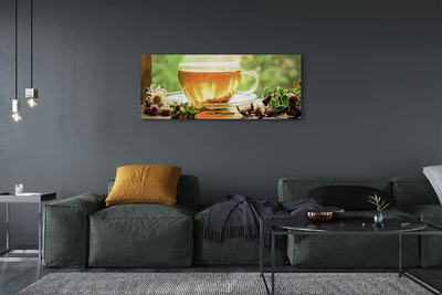 Canvas képek Forró tea gyógynövények