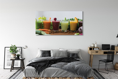 Canvas képek Zöldség, gyümölcs koktélok