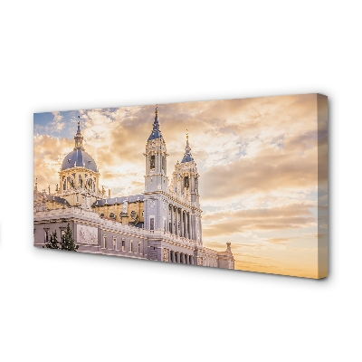 Canvas képek Spanyolország székesegyház naplemente