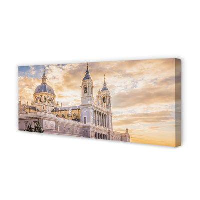 Canvas képek Spanyolország székesegyház naplemente