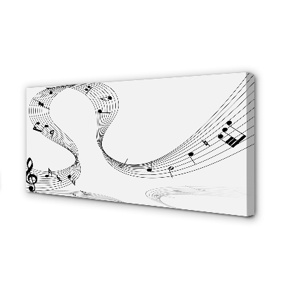 Canvas képek Violinkulcs