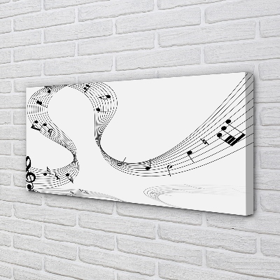 Canvas képek Violinkulcs