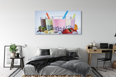 Canvas képek Milk shake gyümölcs
