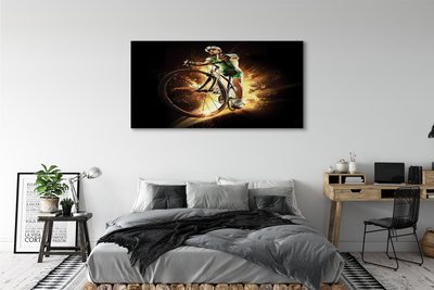 Canvas képek Bike fekete háttér