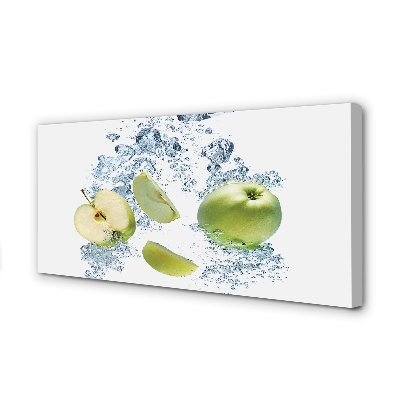 Canvas képek Víz alma szeletelve