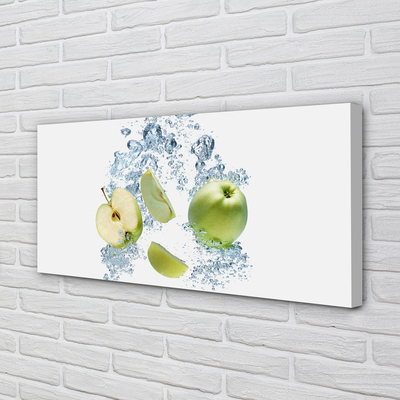 Canvas képek Víz alma szeletelve