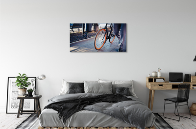 Canvas képek Városi kerékpár láb