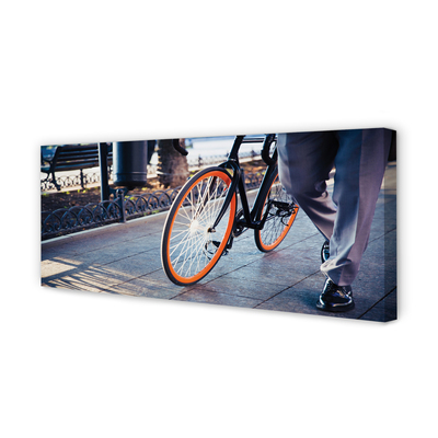 Canvas képek Városi kerékpár láb
