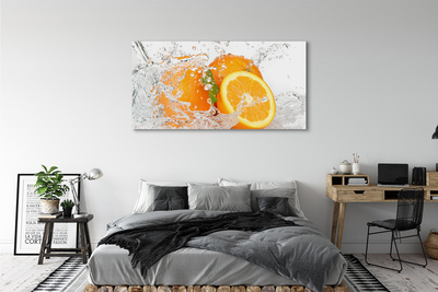 Canvas képek Narancs vízben