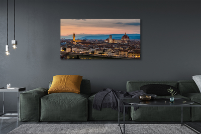 Canvas képek Olaszország Panorama székesegyház hegyek