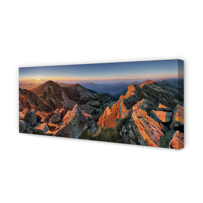 Canvas képek Mountain naplemente
