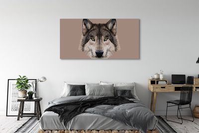 Canvas képek festett farkas