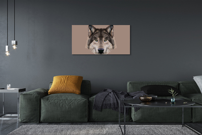 Canvas képek festett farkas