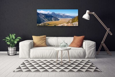 Vászonkép Mountain Valley Landscape