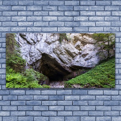 Vászonkép Mountain Cave Természet